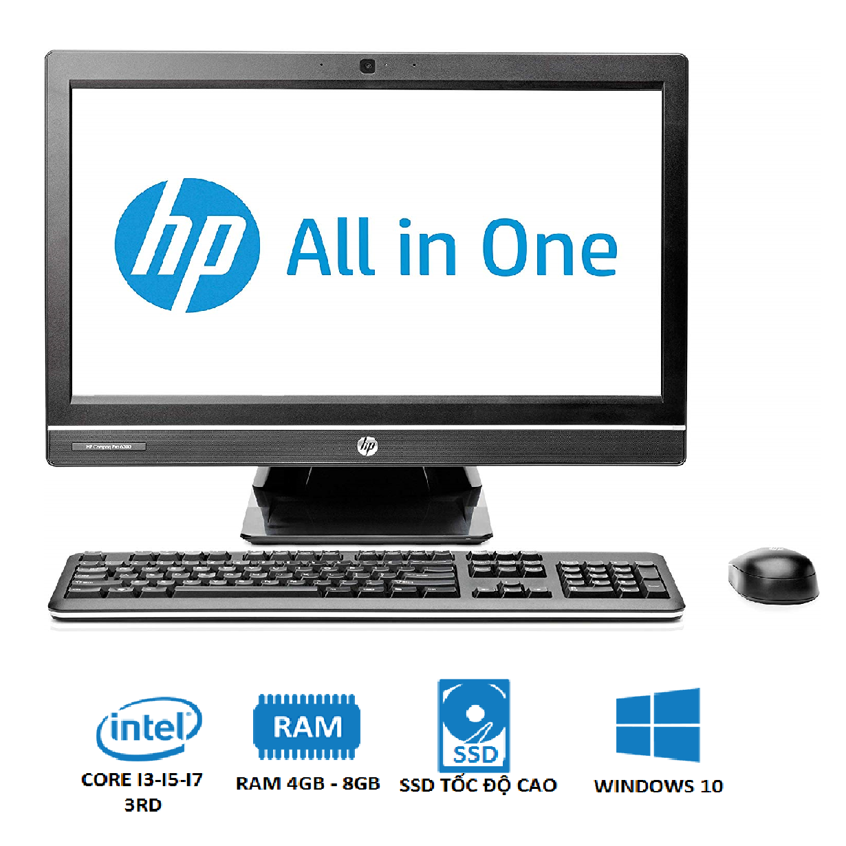 All In One - Máy liền Màn Hp 6300 - AIO - Wifi + Phím chuột